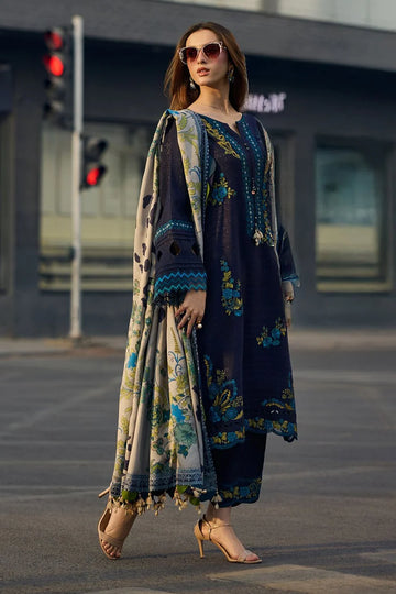 AZURE 3PC LAWN UNSTITCHED EMBROIDERED Code:4017 (Copy)