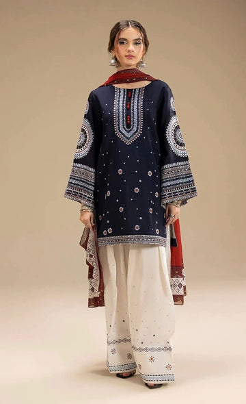 JAZMINE 3PC LAWN UNSTITCHED EMBROIDERED  Code:4015